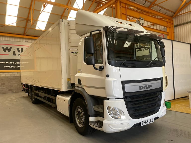 DAF CF290 *EURO 6*, 6X2 26 TONNE INSULATED FRIDGE/FREEZER – 2016 – PF65 LLU
