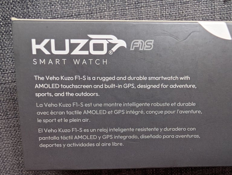 image for Kuzo f1s smartwatch , Gps 