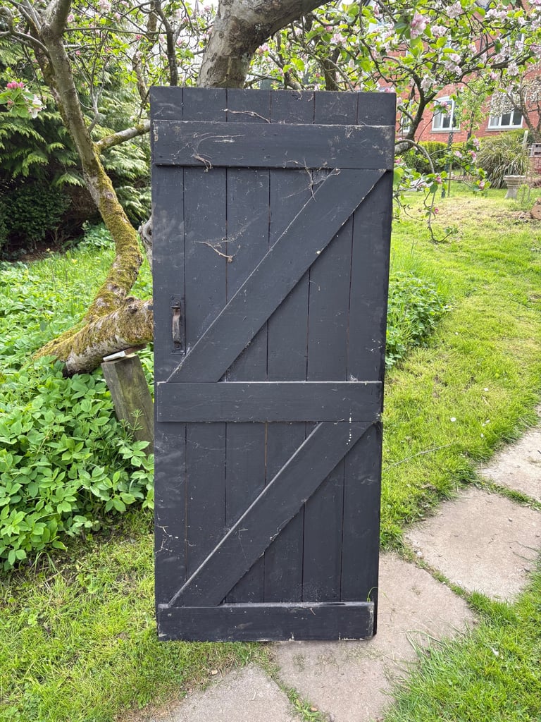 Beautiful vintage wooden door