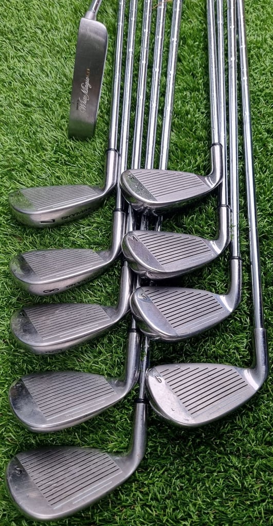 SKYMAX 3-SW, woods 1-3-5, Vantage soft-face putter, SKYMAX trolley bag & EXTRA's