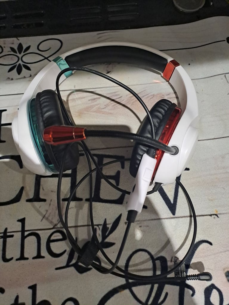 Nintendo switch lite with games and headset