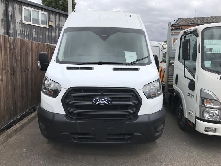 BRAND NEW Ford Transit 350M L2 H3 Leader Van 2.0L 130PS 6 Speed in Frozen White