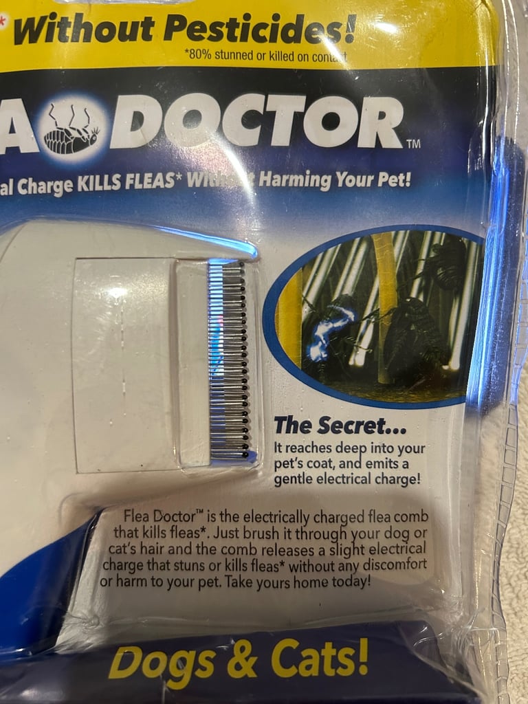 Flea treatment machine 