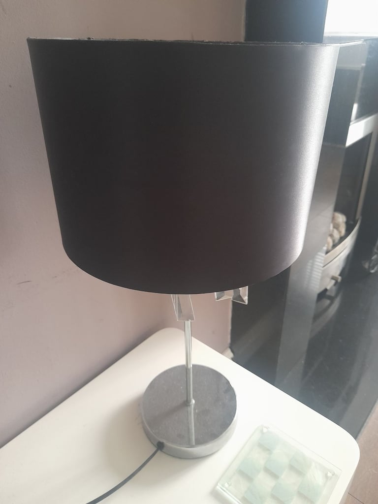 image for NEXT Complete Table Lamp AND Matching Large Ceiling Shade 