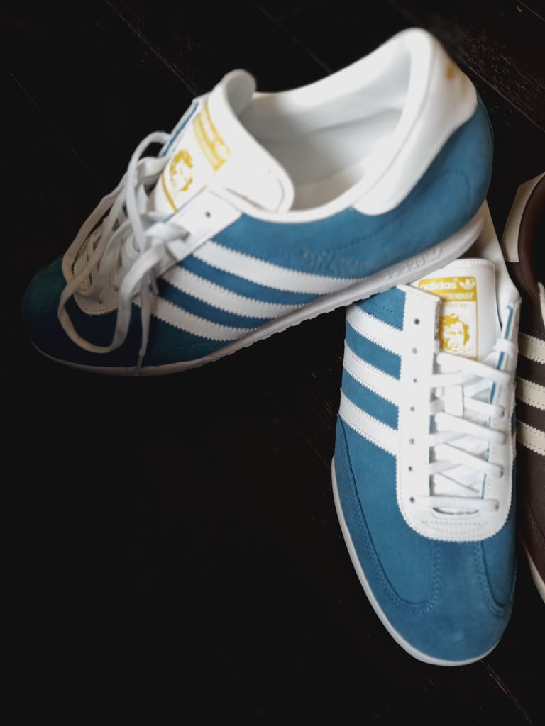 image for Adidas Suede Leather Trainers.