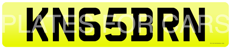 Private number plate , KN65BRN 