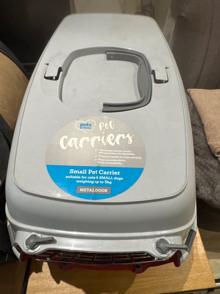 Two pet carriers for small pets