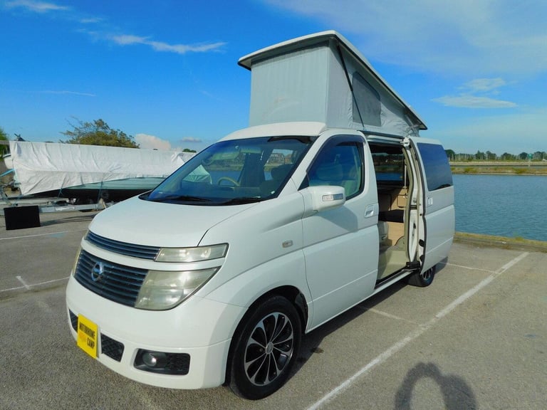 Nissan Elgrand 2 + 2 Berth Pop Top Campervan with Automatic gearbox for Sale