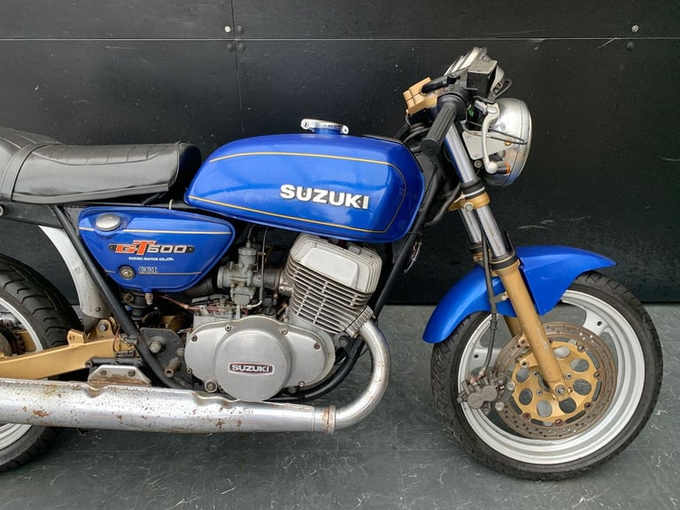 SUZUKI GT500 1976 CLASSIC RESTORATION PROJECT HPI CLEAR