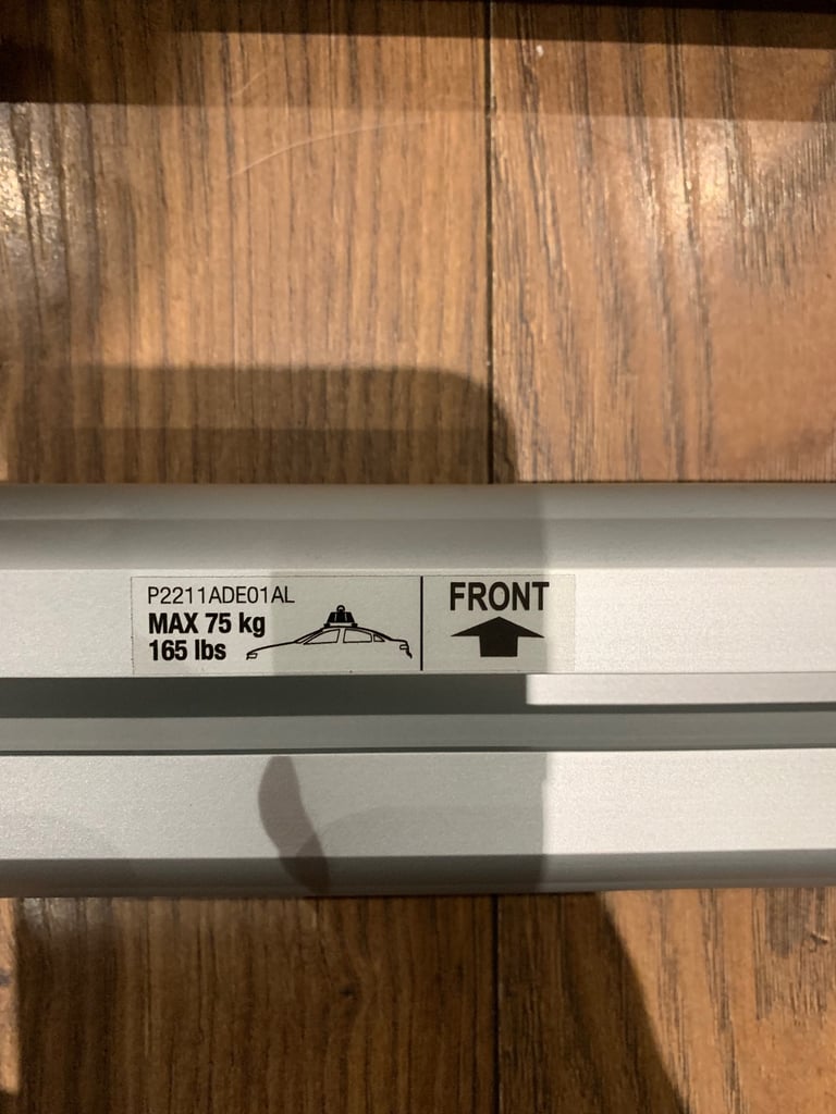 GENUINE KIA SORENTO, SORENTO HEV & PHEV 2022> ALUMINIUM ROOF RACK CROSS BARS P2211ADE01AL BRAND NEW