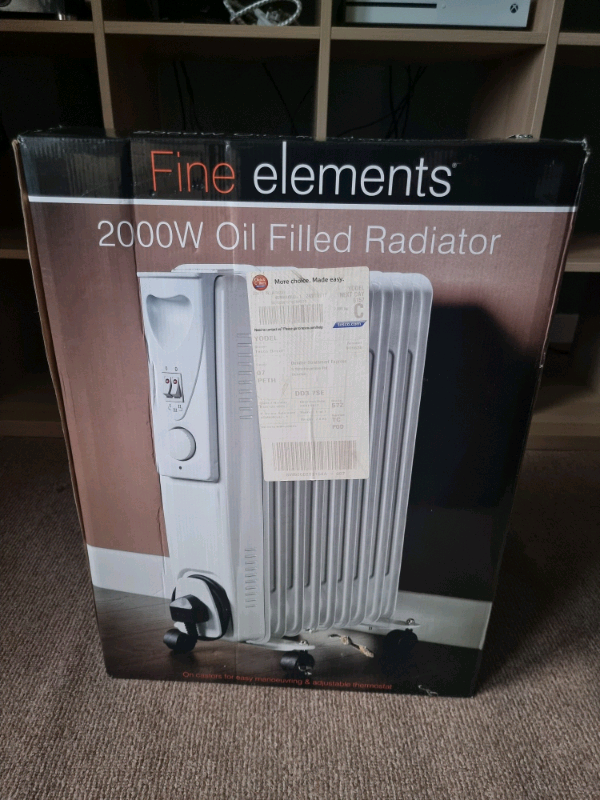 Fine Elements 2000w Oil Filled Radiator