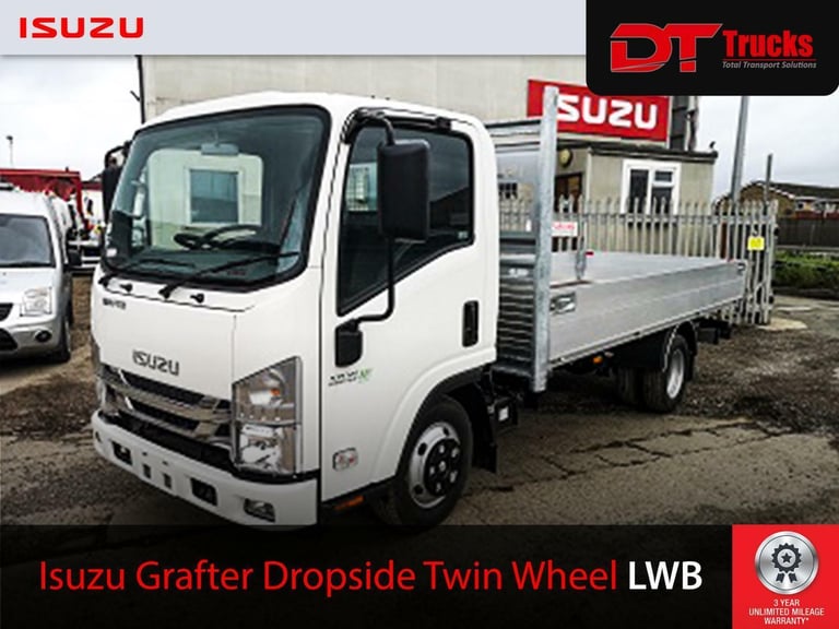 £31,200 + VAT Isuzu Grafter Truck N35.125 TDL (twin rear wheel) LWB Dropside 