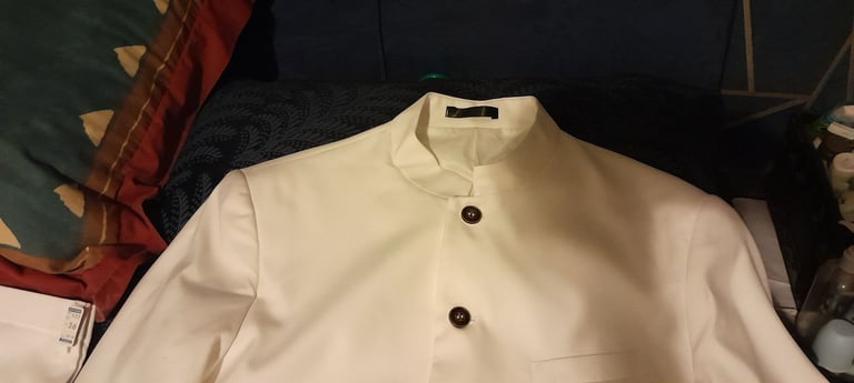 Formal Mandarin Collar 2-Piece Suit for men