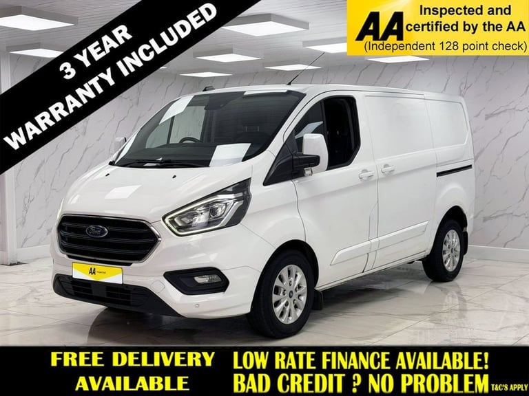 2020 Ford Transit Custom 2.0 280 EcoBlue Limited Panel Van 5dr Diesel Auto L1 H1 Euro 6 (s/s) (13...