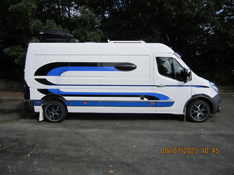 stunning unique custom movano camper/race van