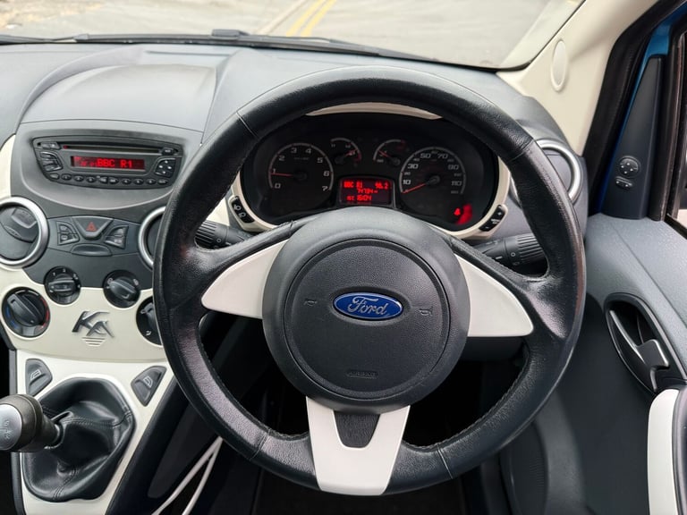 2013 Ford Ka 1.2 Zetec Hatchback 3dr Petrol Manual Euro 5 (s/s) (69 ps) Hatchback Petrol Manual