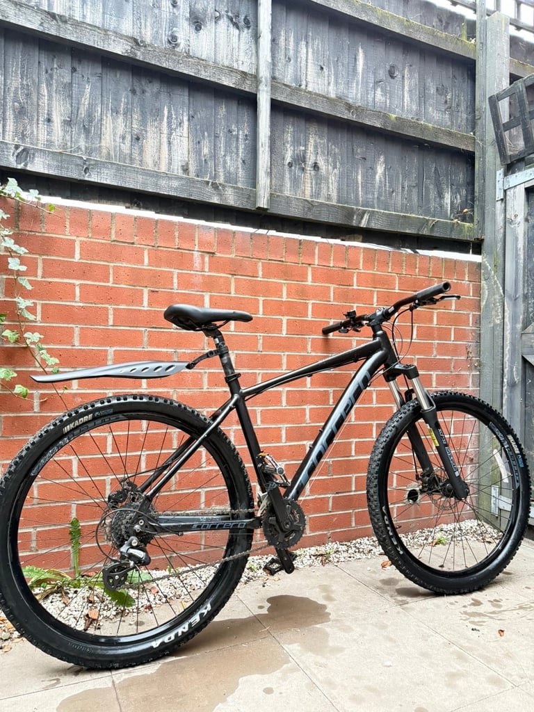 image for Carrera Vengeance 27.5 in black with black graphics. Smooth ride, reliable gears, and powerful