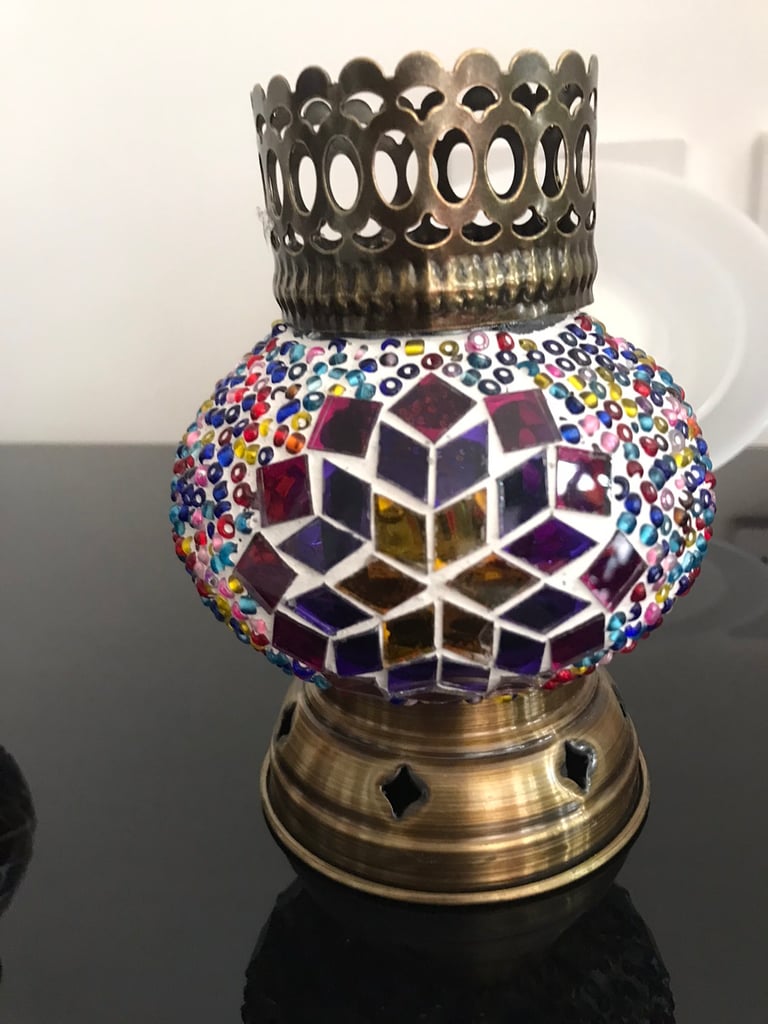 Mosaic Tea Light Candle Holder Decorative Lamp