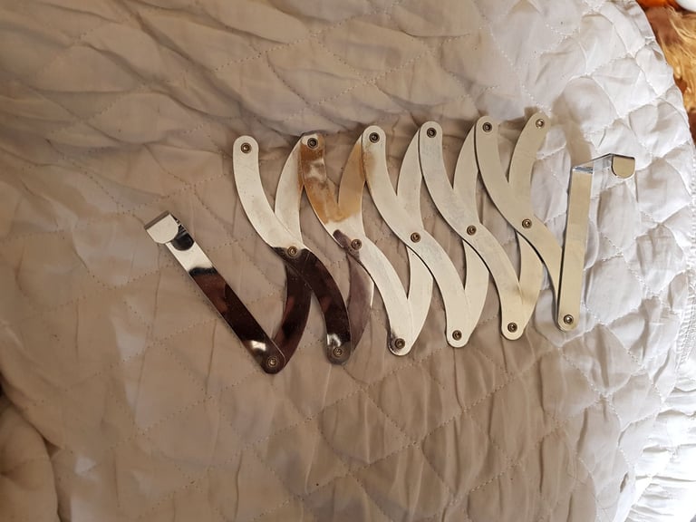 Expandable Stainless Steel Over Door Hanger Hooks 