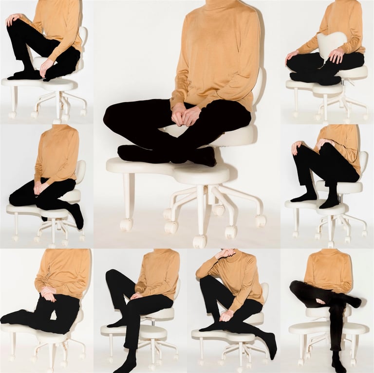 Pipersong Pro ivory meditation chair