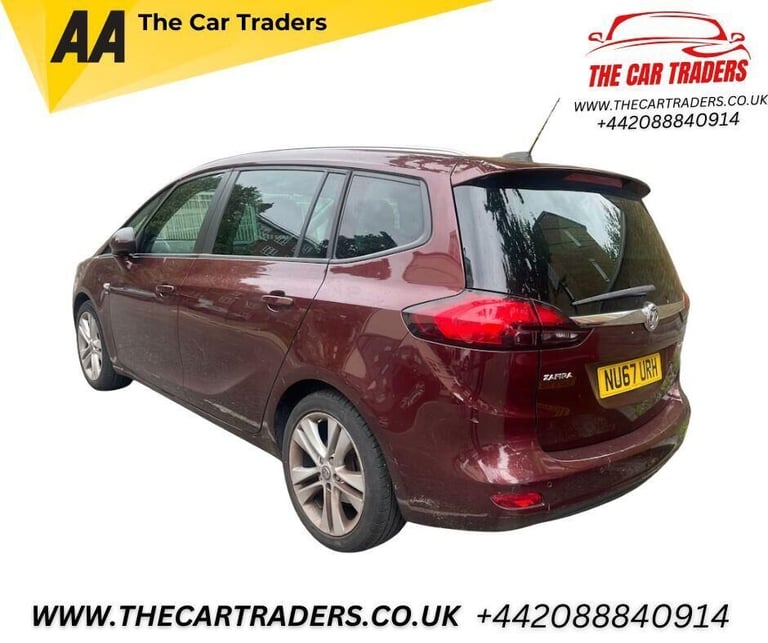 2017 Vauxhall Zafira 1.4i Turbo SRi Nav MPV 5dr Petrol Auto Euro 6 (140 ps) MPV Petrol Automatic