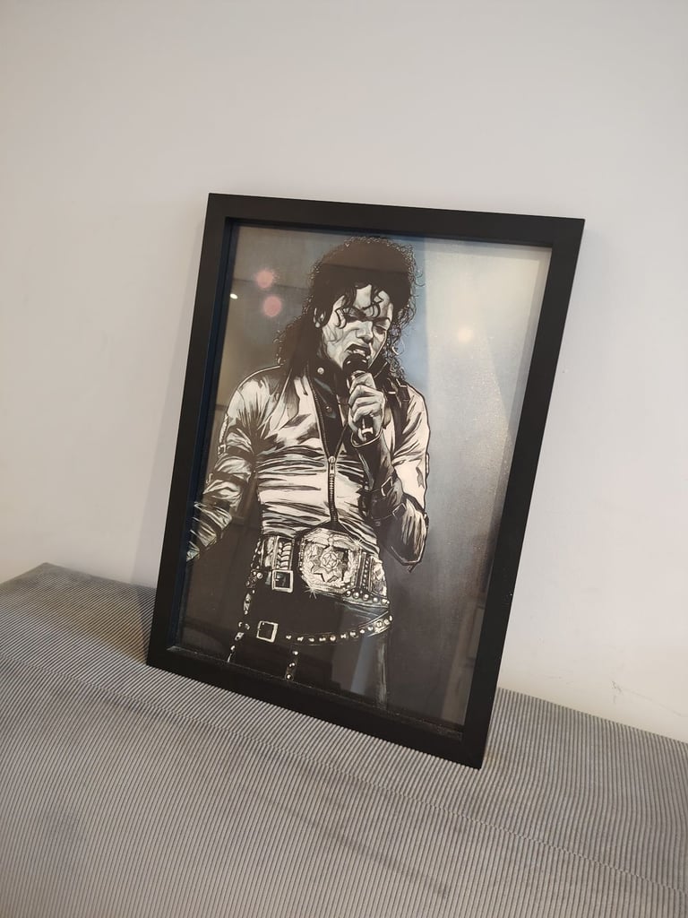 image for Rare Michael Jackson 1 / 25 framed print 