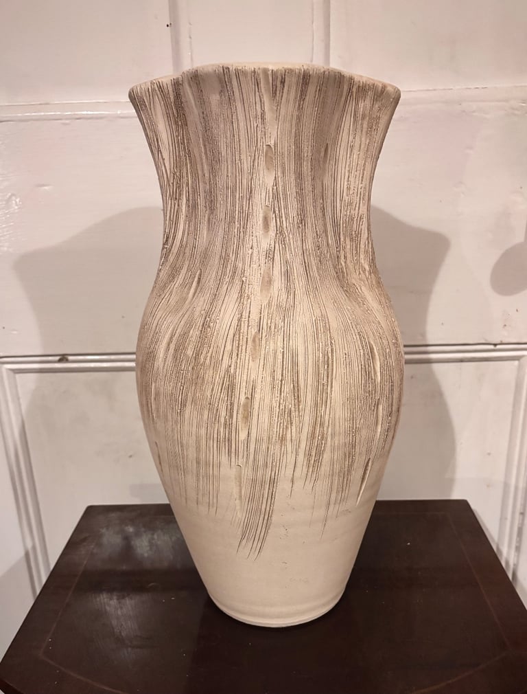 Stylish decorative ceramic vase