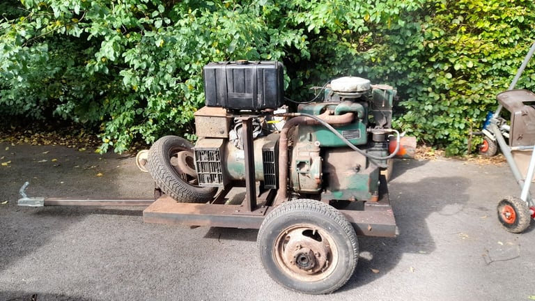Lister ST2 Start-O-Matic 7 kW trailer mounted diesel generator