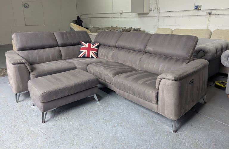 DFS Tahiti Corner Sofa Power Recliner (FREE DELIVERY)