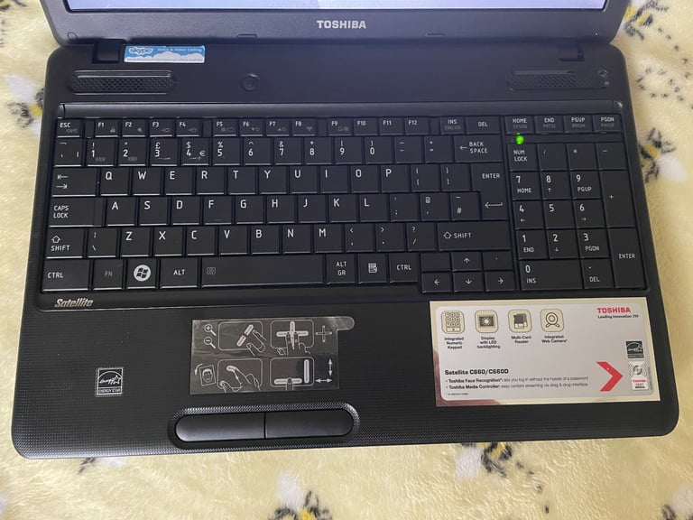 Laptop Toshiba Like New Condition 