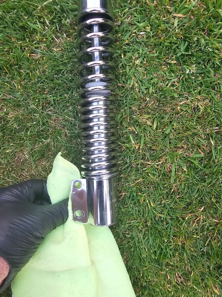 Vespa px .t5 lml chrome ✨️ front shock 