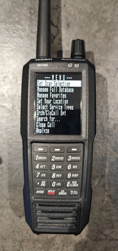 Uniden SDS100E DMR+NXDN activated radio scanner