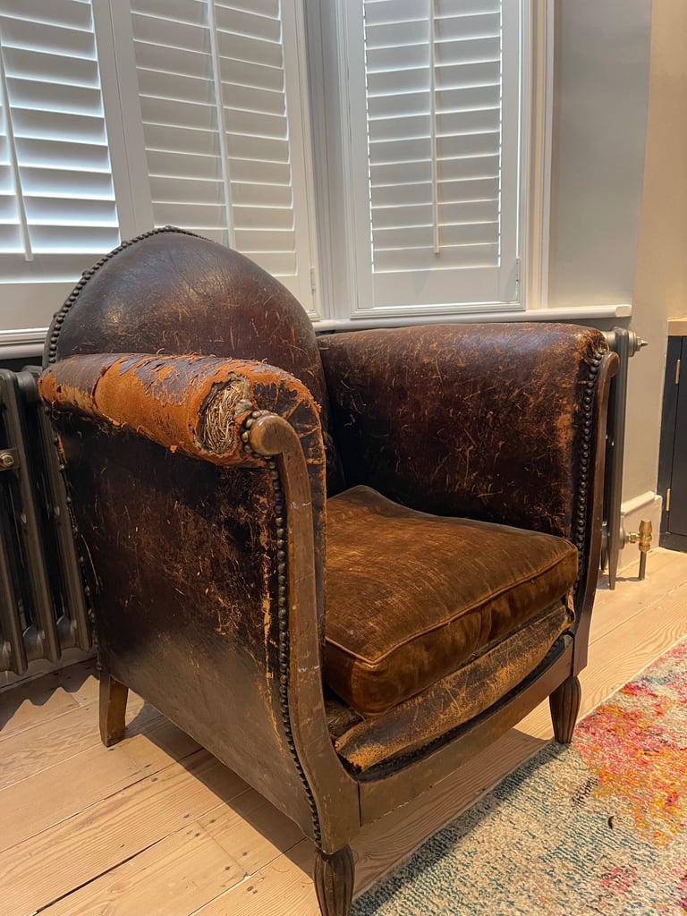 Vintage Victorian style armchair 