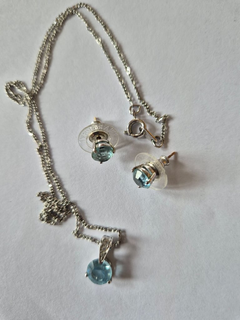 Swarovski Pendant and Earrings