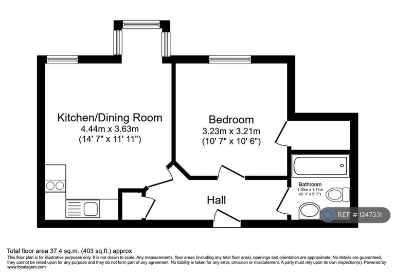 1 bedroom flat in Anglesea Terrace, Southampton, SO14 (1 bed) (#1247331)