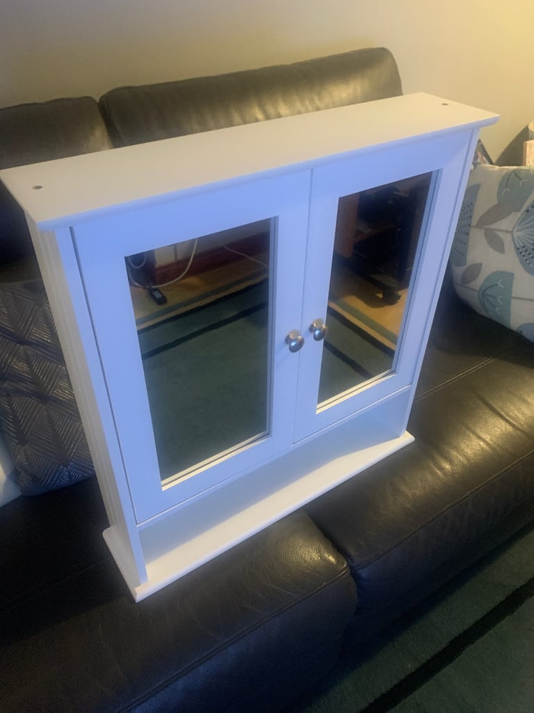 image for White bathroom cabinet 