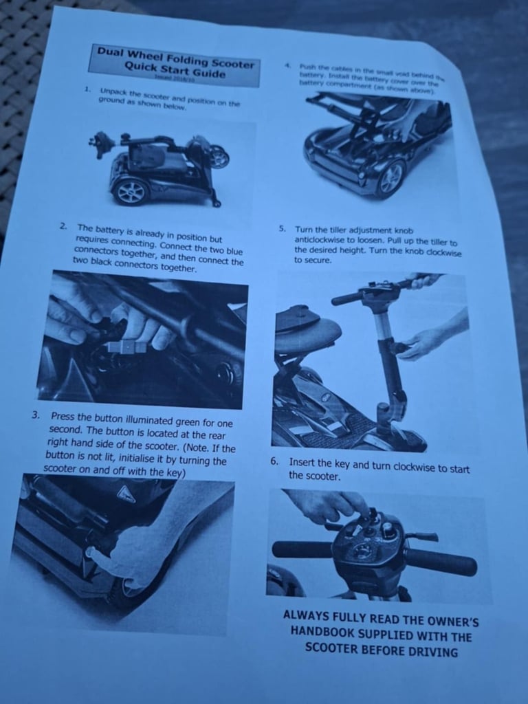 Drive mobility scooter