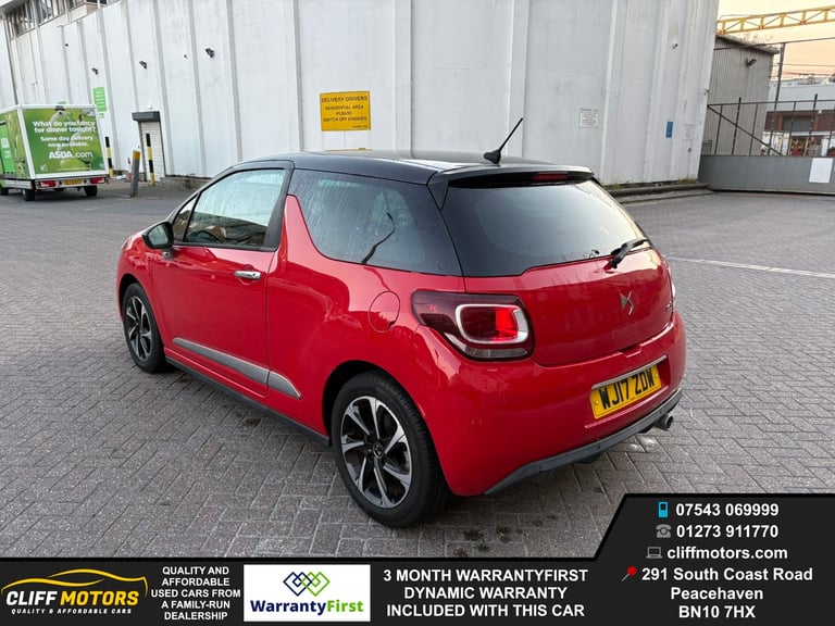 2017 DS DS3 Elegance - New Years MOT - £20 Road Tax - ULEZ Compliant - 3 Month Warranty