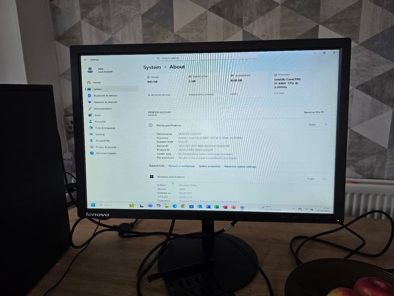 Used PC i5 16GB RAM 512GB SSD Windows 11pro Microsoft Office 