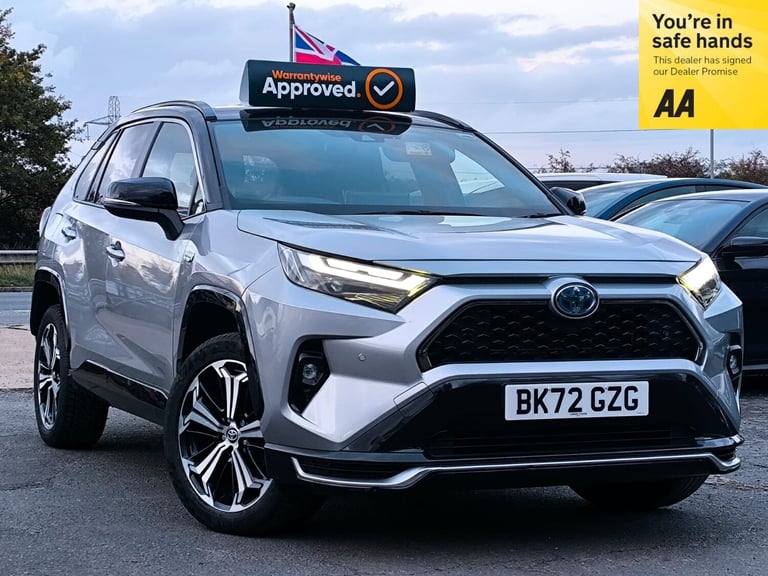 2022 Toyota RAV4 2.5 Plugin Hybrid PCO Eligible 18.1kWh 5 Seats SUV 5dr 4WD Euro 6 ULEZ Free SUV ...