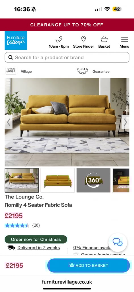4 seater sofa mustard yellow 