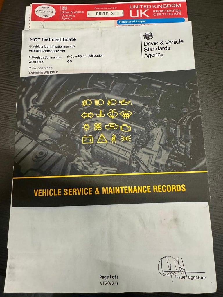 Yamaha WR125R / 2010 model / covered only 10.2k miles 