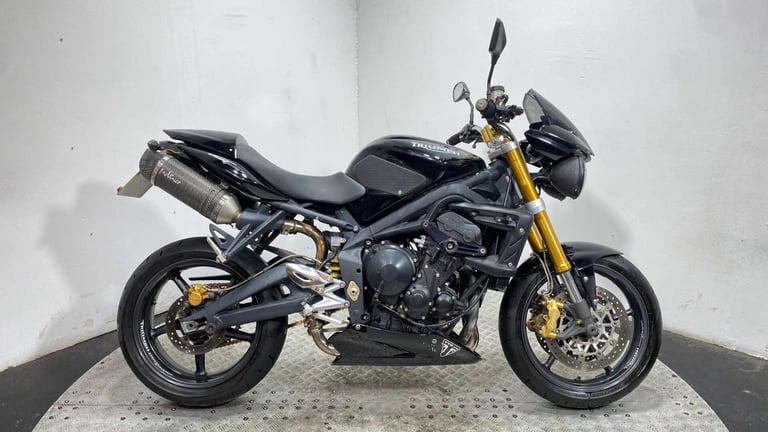 Triumph Street Triple 2009 51K GREAT RUNNING TRADE SALE LONG MOT SPORTS EXHAUST