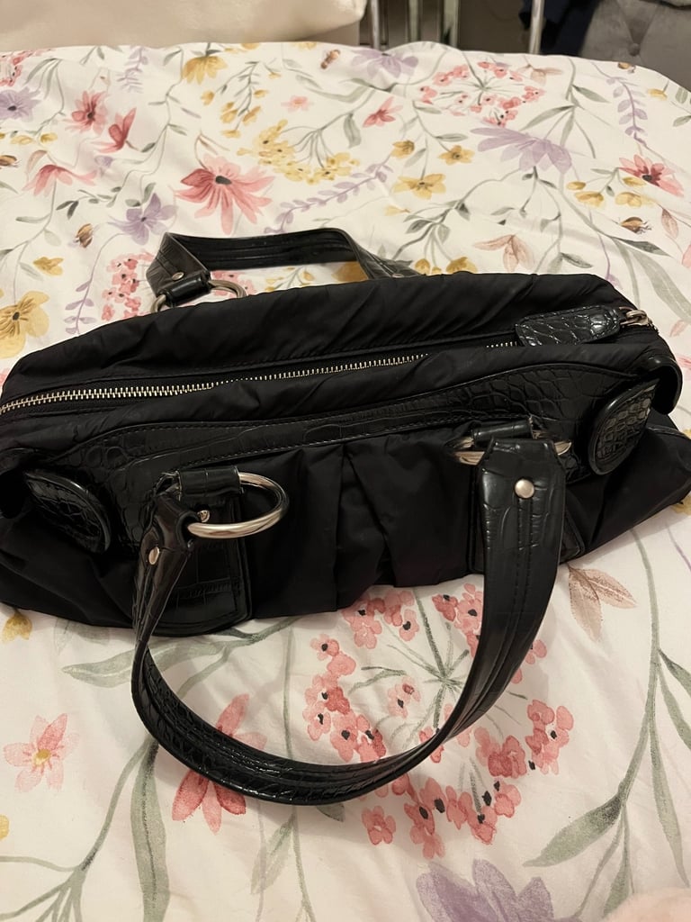 DKNY black bag handbag shoulder bag. Approximately 40cms x 20cms. Used but in good condition 