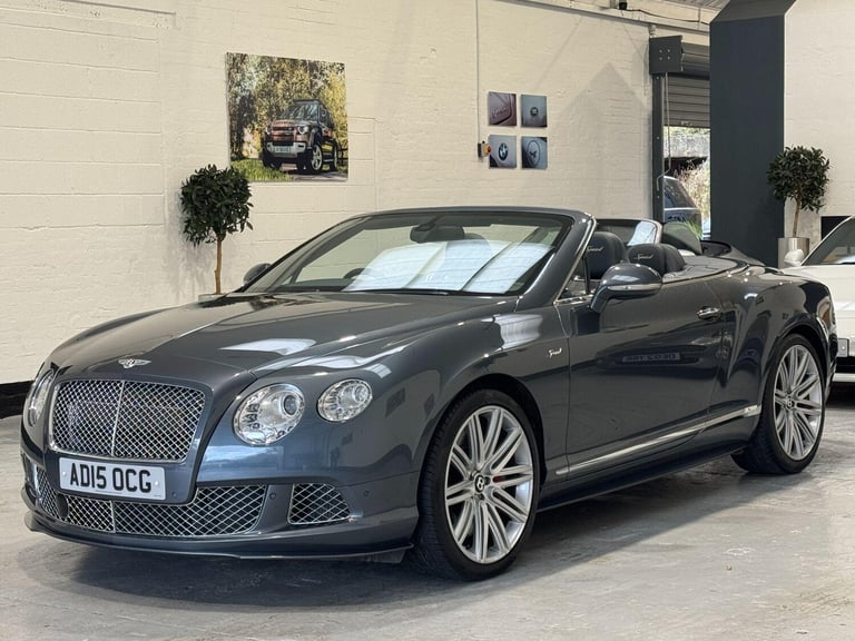 2015 Bentley Continental 6.0 W12 Speed 2dr Auto CONVERTIBLE PETROL Automatic
