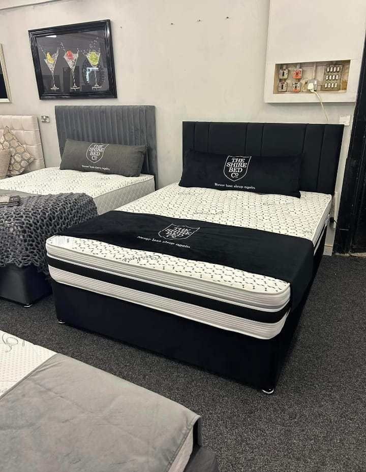 image for ❤️DIVAN 4FT6 Double Bed Base 😘Luxury with Mattress & Storage Drawers 🚛15% OFF💥COD🚚