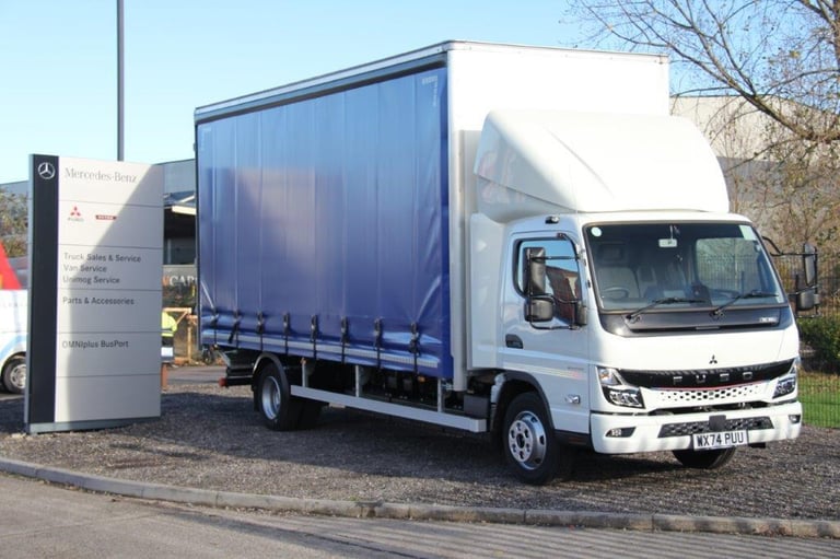 2024 FUSO Canter 7C18E CURTAIN SIDED Electric Automatic