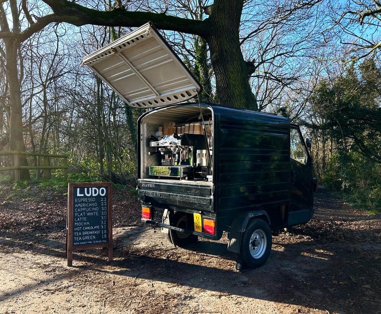 Piaggio Coffee Van + Fracino 2-Group Espresso Machine – Full Kit – £3,000