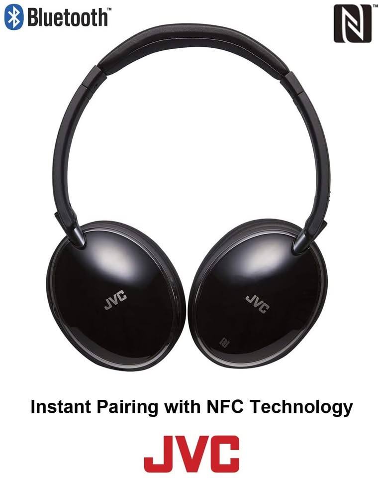 New JVC Wireless Noise Cancelling Over Ear Bluetooth Headphones