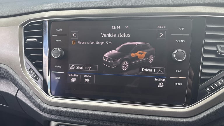 2020 Volkswagen T-Roc 1.0 TSI SE 5dr Petrol Hatchback Hatchback Petrol Manual